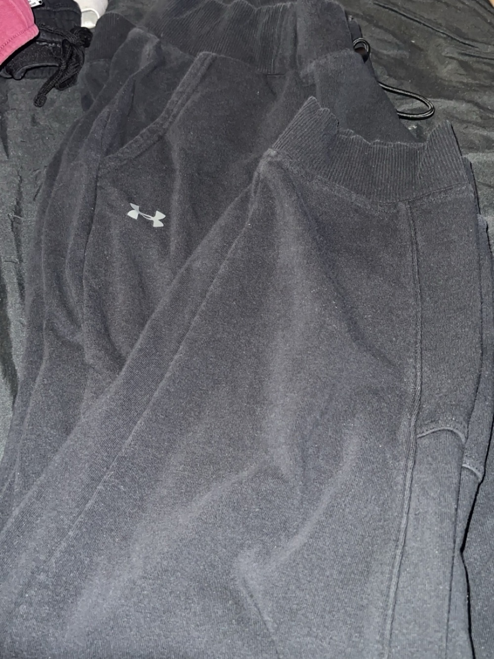 Under Armour Black Jogger Pants with Logo